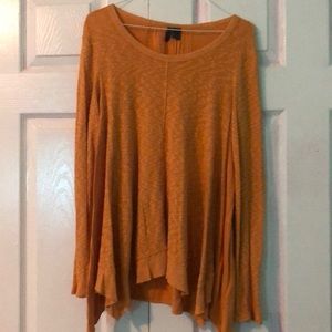 Gold Long Sleeve Dress Shirt